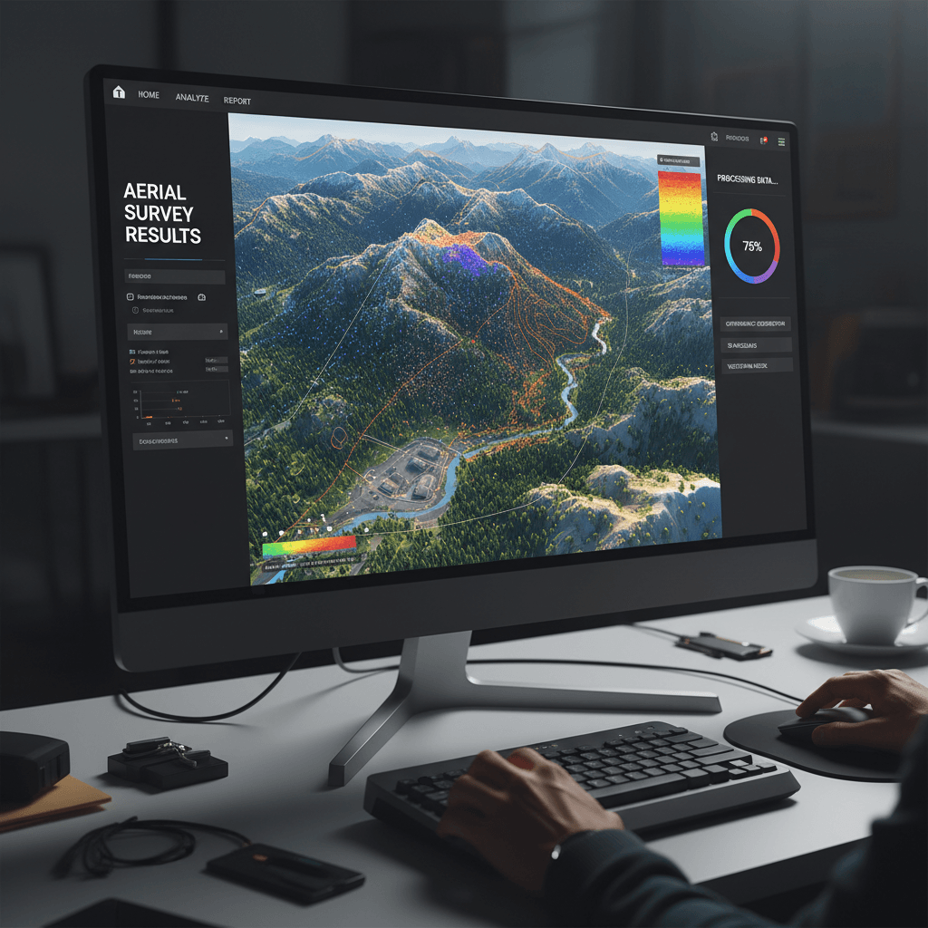 تحليل البيانات Pix4D