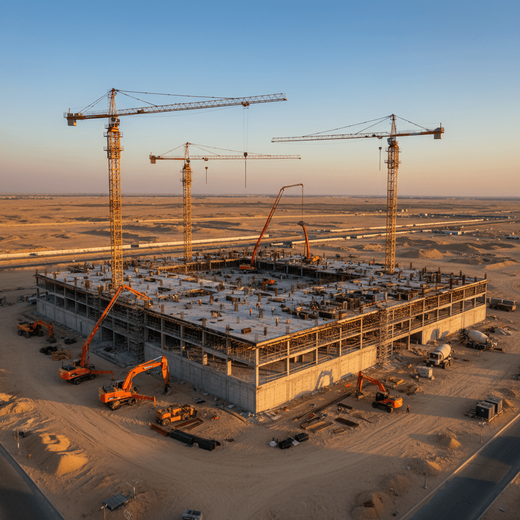 مشروع التصوير الجوي للمشاريع الإنشائية