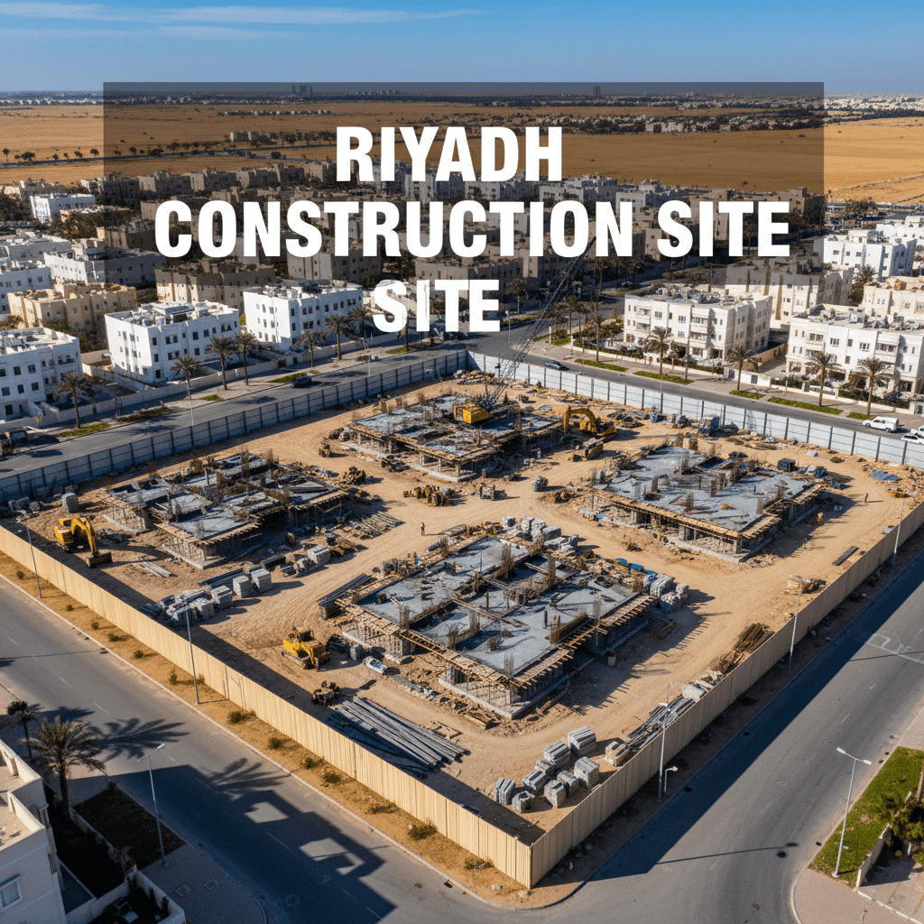 مشروع تصوير جوي لموقع بناء سكني