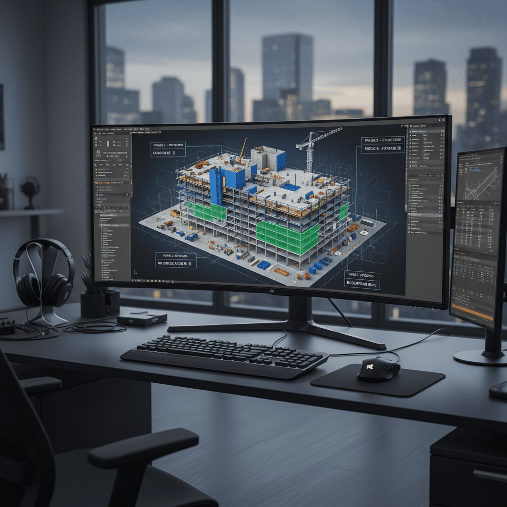 نماذج BIM ثلاثية الأبعاد