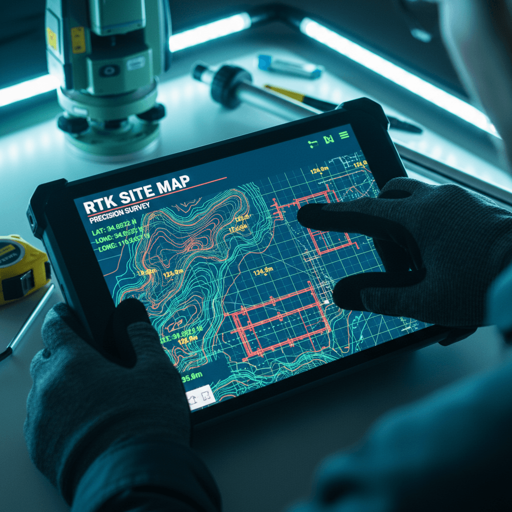 مسح RTK والخرائط الدقيقة