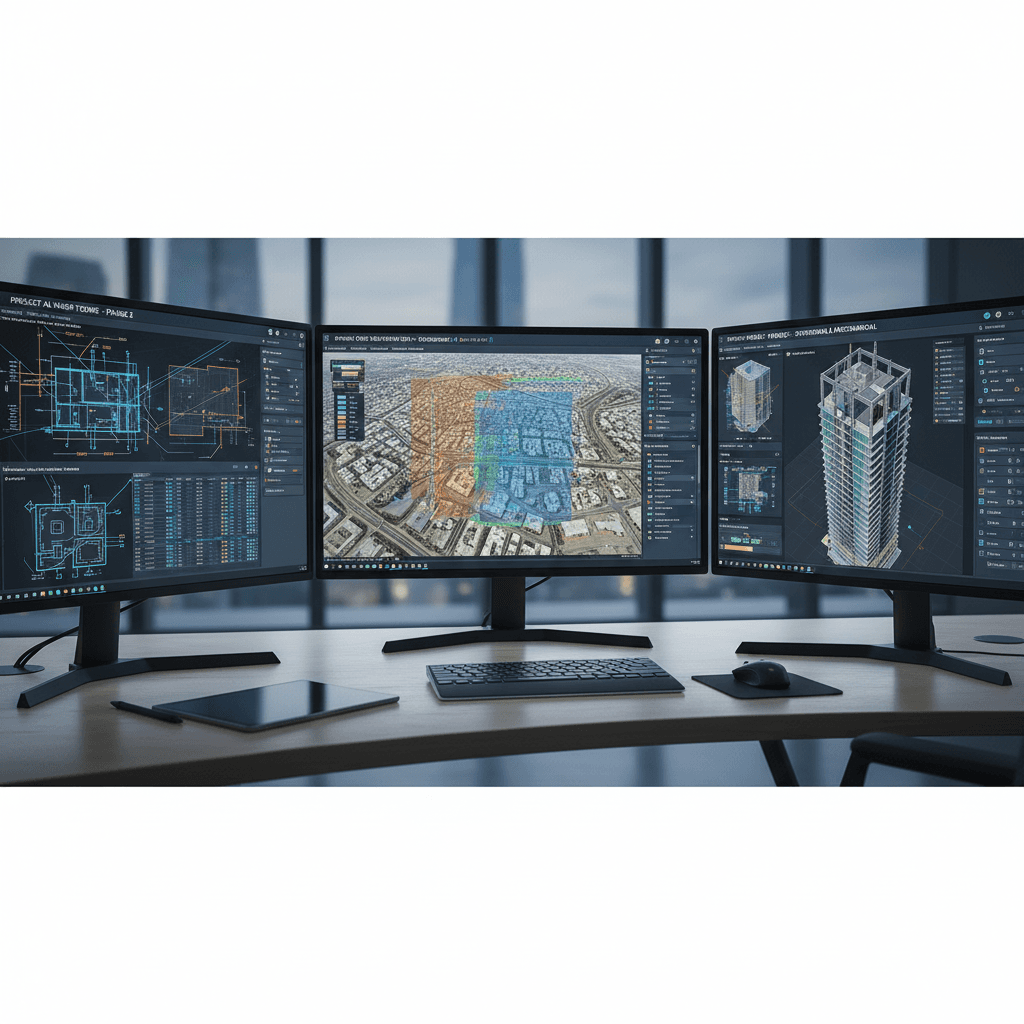 معالجة البيانات الجوية وإنشاء ملفات GIS و BIM
